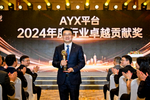AYX平台荣获行业奖项颁奖典礼现场照片