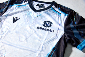电竞豪门战队新赛季队服展示 - 胸前印有爱游戏体育入口标志