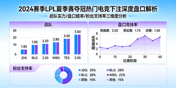 2024赛季LPL夏季赛夺冠热门电竞下注深度盘口解析数据图表